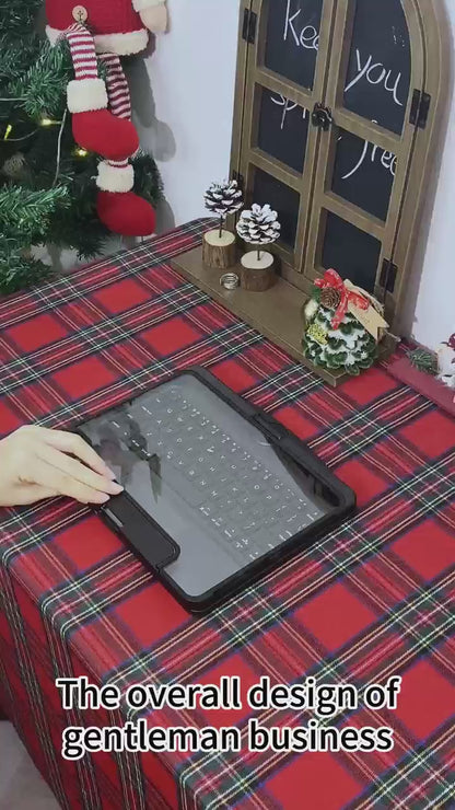 360° Rotate Black Magic iPad Keyboard Case