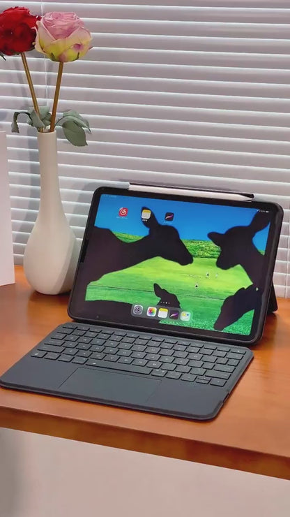360° Slidable Magnetic Rotate iPad Magic Keyboard Case
